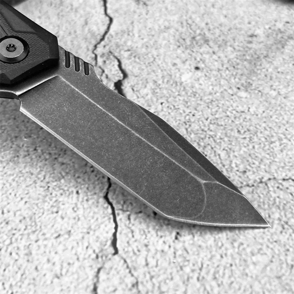 1376 Folding Knife 8Cr13Mov Blade Nylon Fiber Handle Outdoor Fishing Survival Rescue Multi Functional Pocket EDC Tool