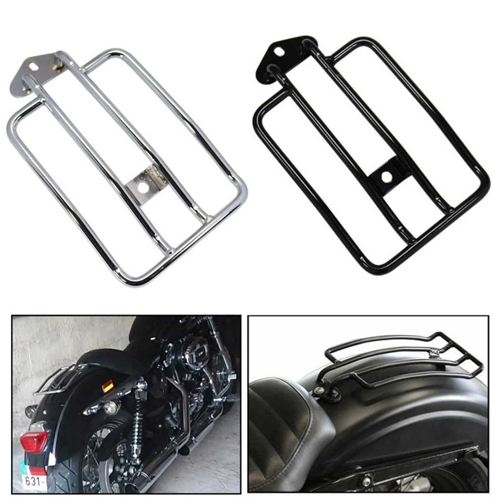 

Багажник для заднего сиденья мотоцикла, черный, для Harley Sportster Iron XL 883 1200 2004-2019 2018 2017 2016 2015
