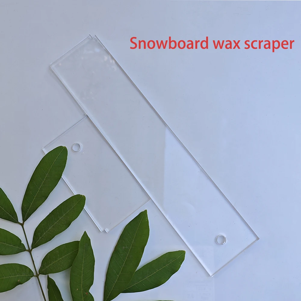 Snowboard Wax Scraper High Toughness Double Board Waxing Removal Tools Wax Scraper Snowbo Snowboard Wax Scraper