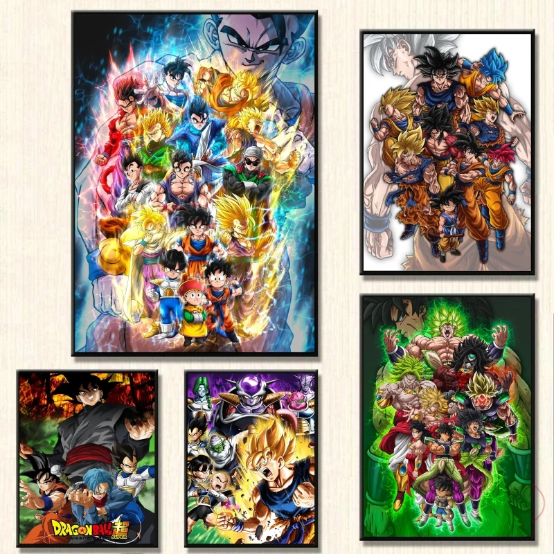 

Dragon Ball KaKarot Poster And Painting Wall Home Decorative Living Room Christmas Gifts Prints Comics Children's Bedroom Decor