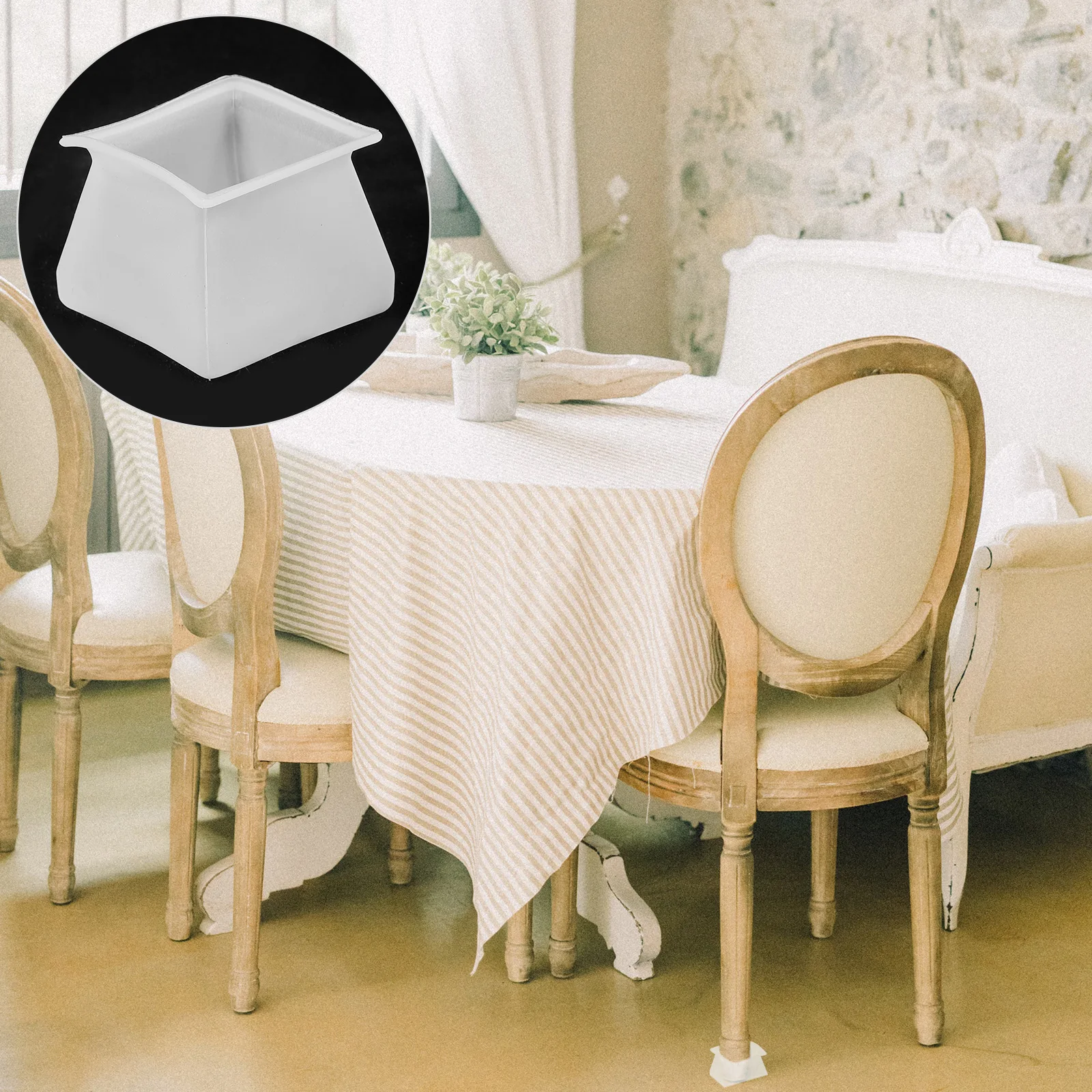 

32pcs Silicone Chair Caps Anti-Slip Floor Protectors Table Leg Protective Cases Furniture Leg Pads For Hardwood Tile Floors