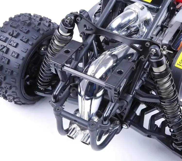 SS-Resonanz-Auspuffrohr. Power-Riser-Rohr für 1:5 RC-Fahrzeuge, passend für ROVAN KM HPI BAJA 5B 5T 5SC