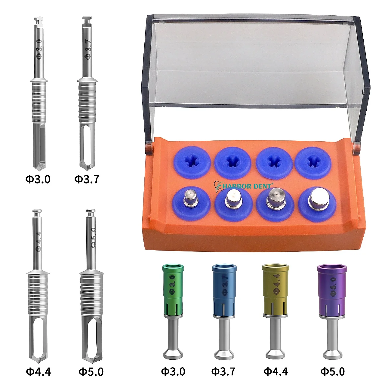 Equipment Kit Stainless Steel Bone Bur Collector Surgical Burs Trephine Cutting Drill Stopper Expander