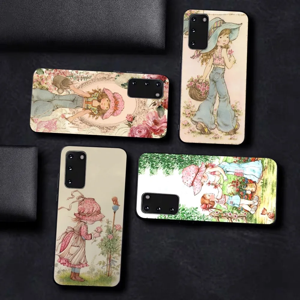 S-Sarah K-Kay Girls Cute Phone Case For Samsung S 9 10 20 21 22 23 30 23 24 Plus Lite Ultra FE S10lite Fundas