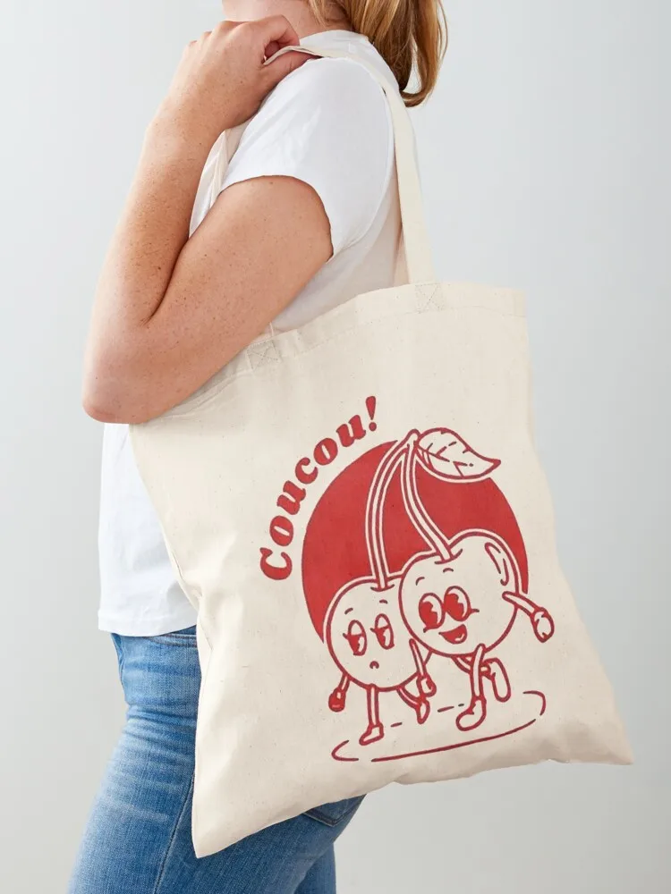 

Cherry Coucou Tote Bag canvas tote bags sacs de shopping great bag eco pack