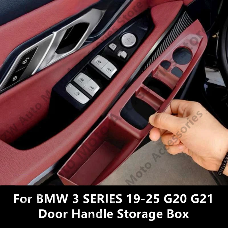 For BMW 3 SERIES 19-25 G20 G21 Door Handle Storage Box,Interior supplies,Automotive Parts,Car Modification Protection Accessory