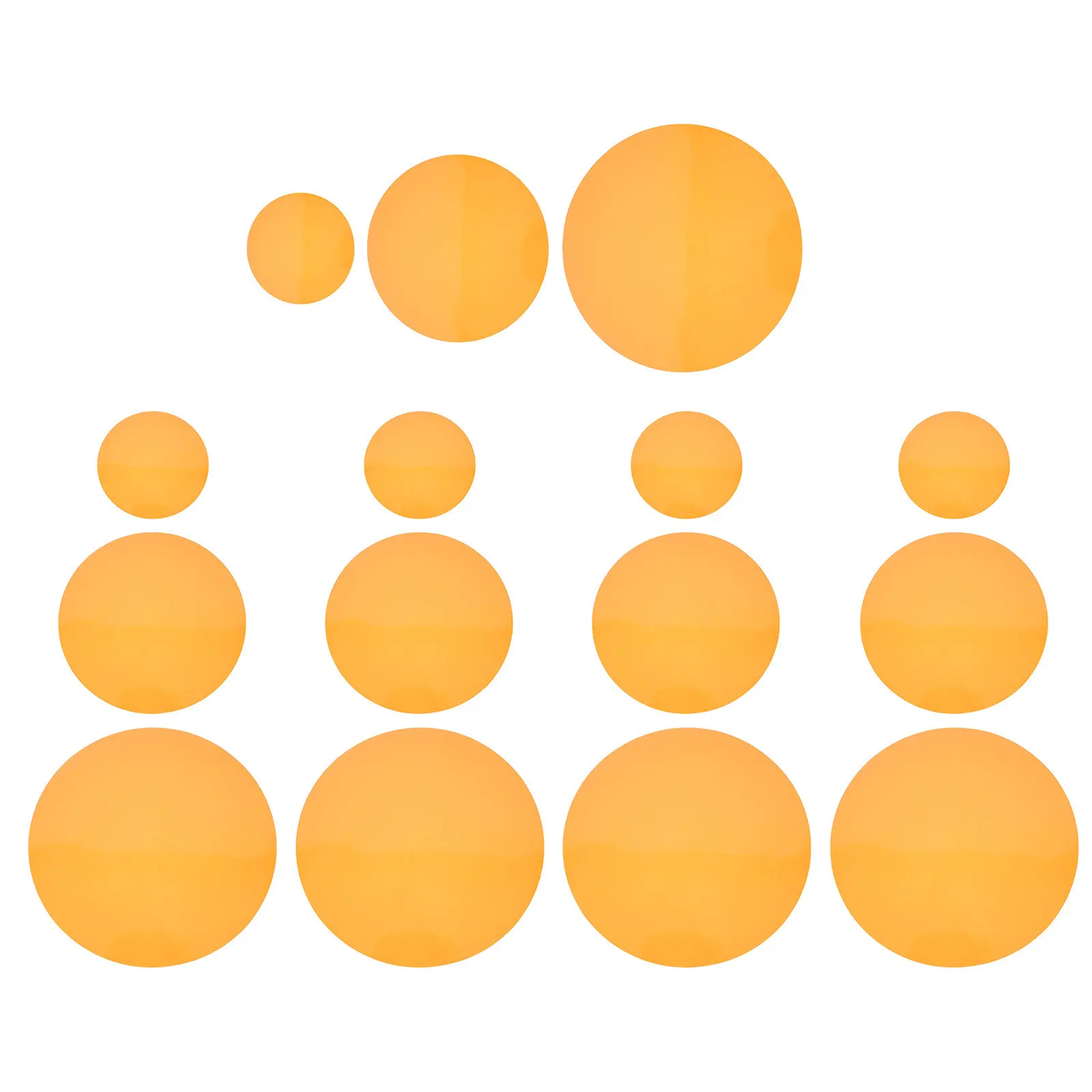 15Pcs Lighting Color Filter Gels Adhesive Warm Light Film Sheets Translucent Circular Light Diffuser Sheets for LED Spotlights