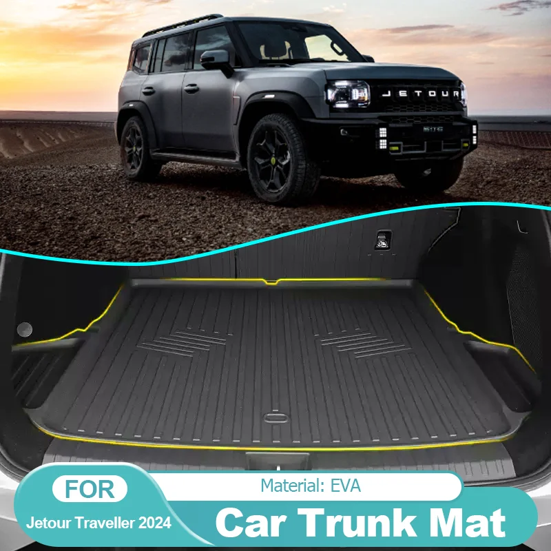 

for Chery Jetour Traveller T2 2023 2024 2025 Car Rear Trunk Mat Waterproof Protective Liner Trunk Tray Floor Mats Accessories