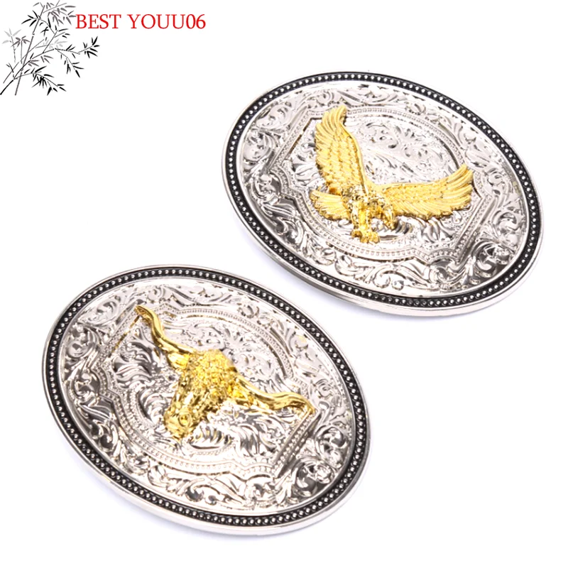 

Популярная золотая пряжка для ремня в стиле вестерн с изображением быка, орла и длинных рогов, в техасском ковбойском стиле