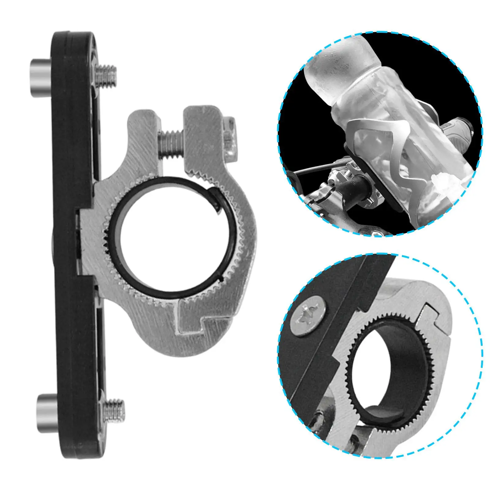 Bike Bottle Cage Adapter Bottle Mount Base Connector Easy Install Tools Free for Bicycle Water Holder Road Bike Mtb Gravel Ride