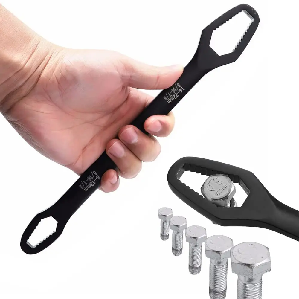 Auto Universal Torx Schlüssel 8-22mm Einstellbare Selbstspannende Schlüssel Bord Doppel-kopf Torx Spanner Torx Spanner hand Werkzeuge Neue – Detail 6