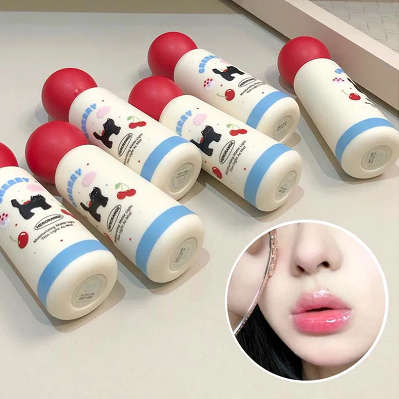 1 szt. HERORANGE Meow Whisper Mirror Lip Gloss Nawilżający, długotrwały, wodny, błyszczący błyszczyk do ust, kosmetyk do makijażu ust na wiosnę i lato