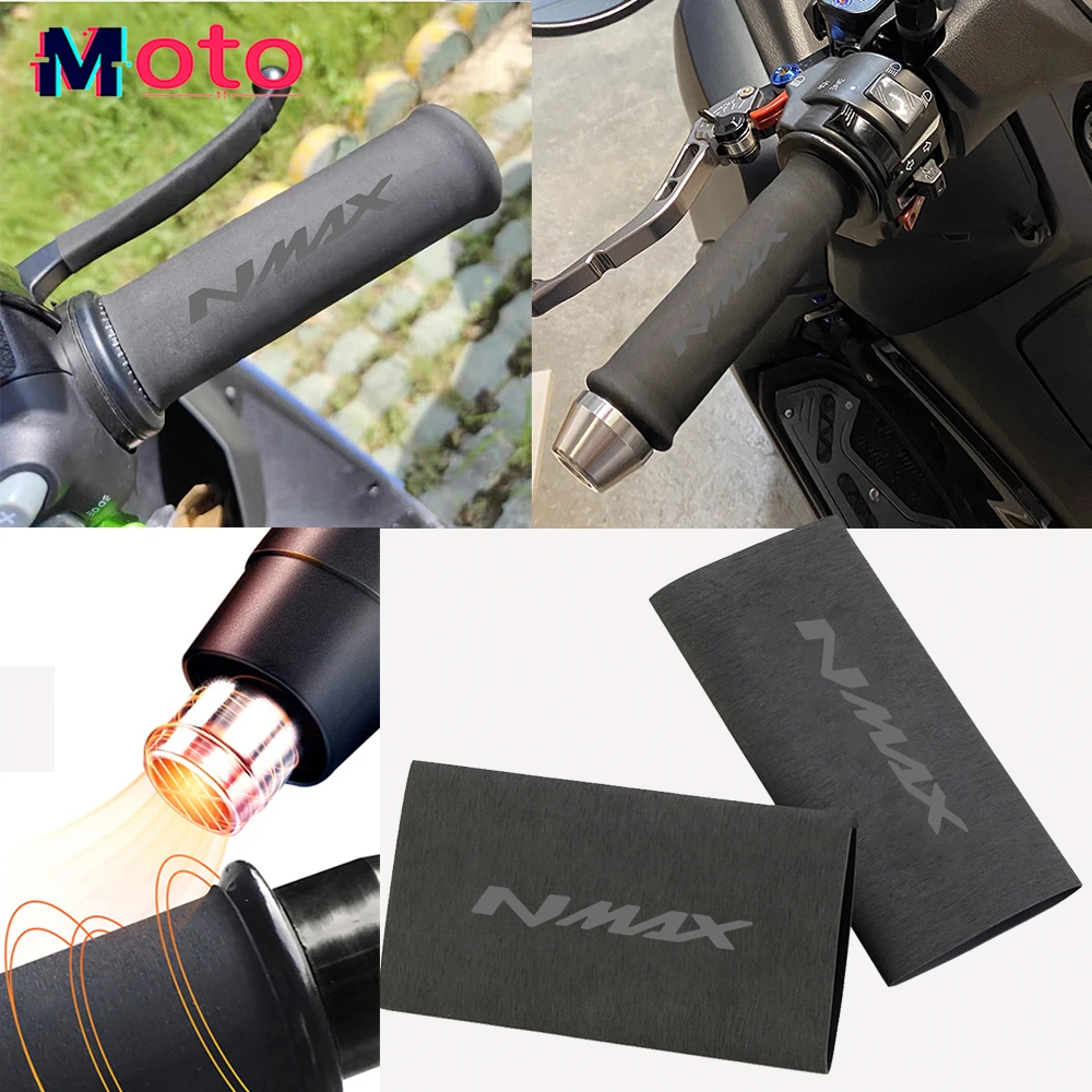 For Yamaha Nmax 125 155 Nmax125 Nmax155 N-max Motorcycle Accessories Heat Grip Cover Non-slip Rubber Valve Stem Caps Key chain