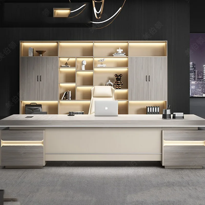 Computer Work Desk Workstation Pullout Under Organizer Storage Vanity Work Desk Appoint Scrivania Ufficio Luxury Furniture