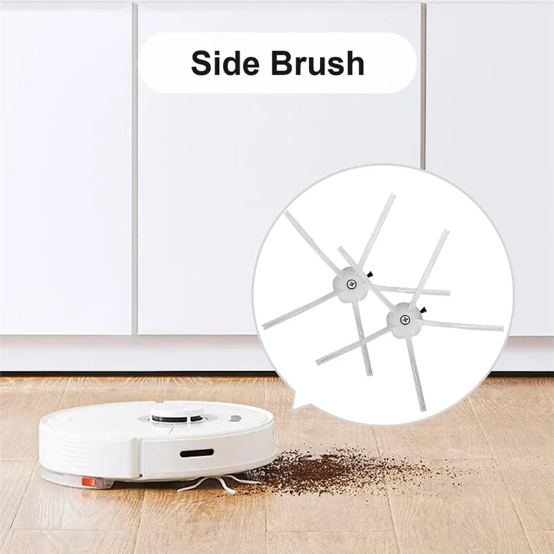 Części zamienne do Xiaomi Roborock Q7 / Q7Max / Q7 Max Plus / Q7 Max + szczotka główna, filtr HEPA i szczotka boczna