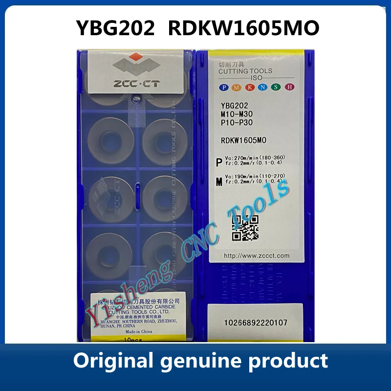 

ZCC CT RDKW2006MO YBM351 YBC301 YBC302 carbide inserts cutters blade