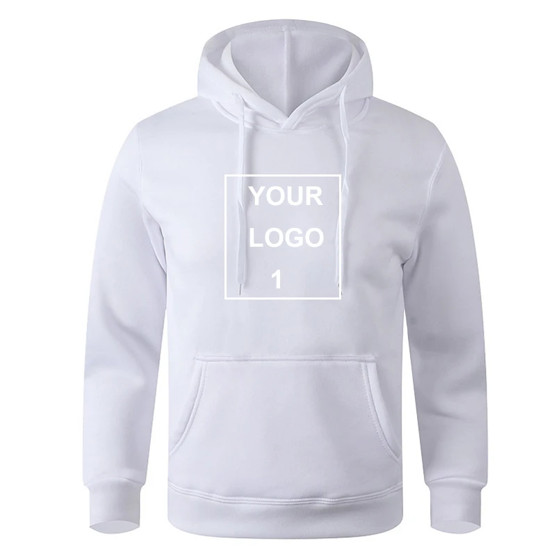 Personalized Print Hoodies Customized Pattern Hooded Sweatshirtsr Thickened Pullover Tops Unisex