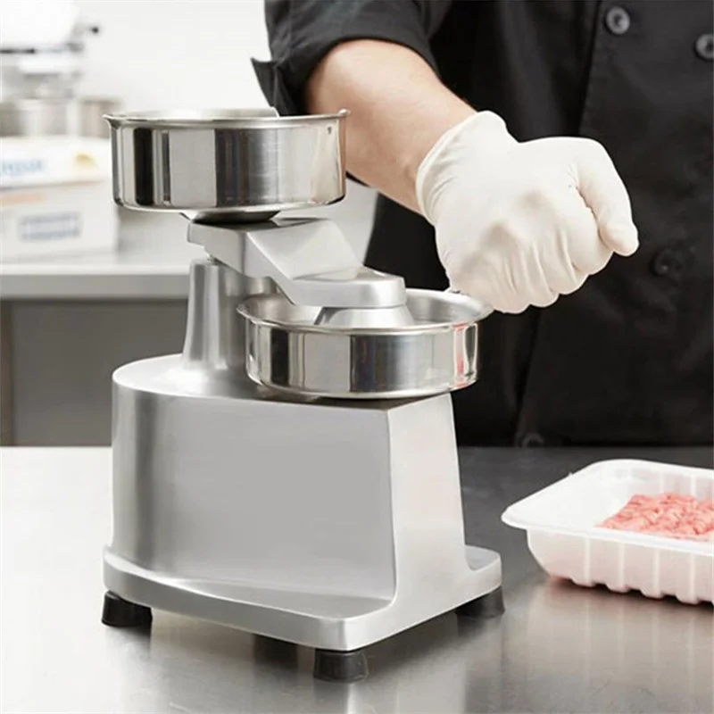 Food-Grade Stainless Steel Bowl Burger Press Machine 10/13/15cm Burger Patty Maker Hamburger Beef Patty Maker Heavy Duty