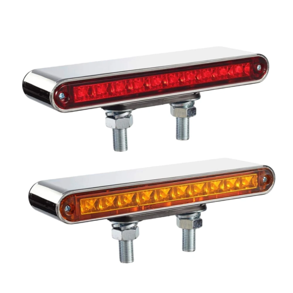 

12V LED Car Double Face Side Turn Signals Tail Brake Lights Side Marker Light Truck Trailer Buses Vans Signal Indicator