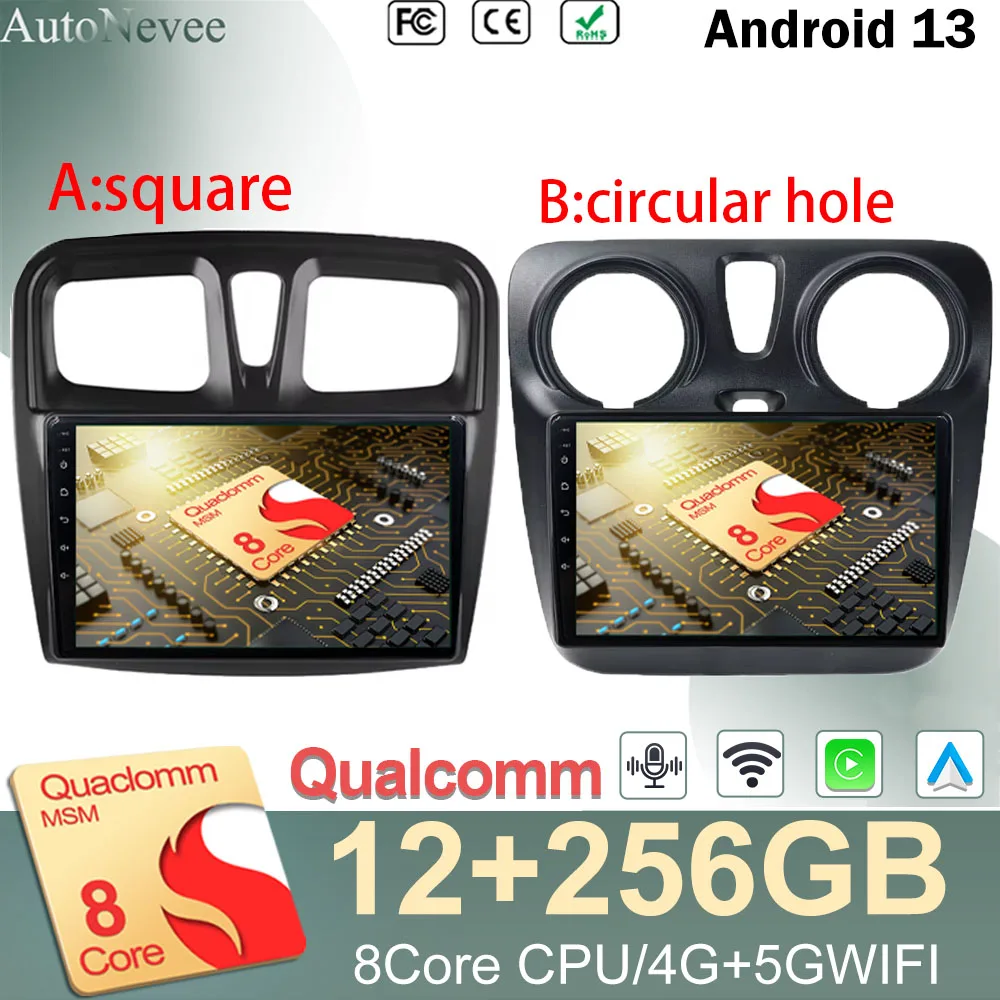 

Android 13 For Renault Dokker/Lodgy Dacia 2012 - 2020 Car Radio Multimedia Player Android Auto Carplay Head Unit Navigation GPS