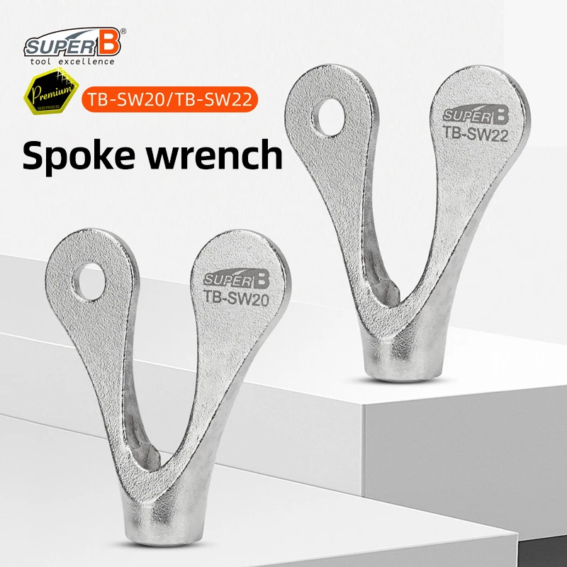 

Super B Bicycle Spoke Wrench High Grade Steel High Hardness for 3.2/3.5mm Nipple Bike Repair Tools Lightweight Spoke Tool