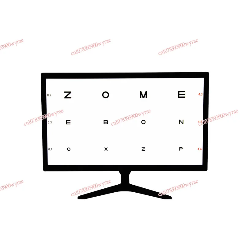 LCD display, eye chart, optical store vision function, optometry, 22-inch LED screen