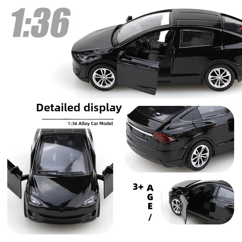 1:36 Simulation Legierung Auto Kinder zurückziehbare Doppeltür Modellauto Spielzeug Ornament