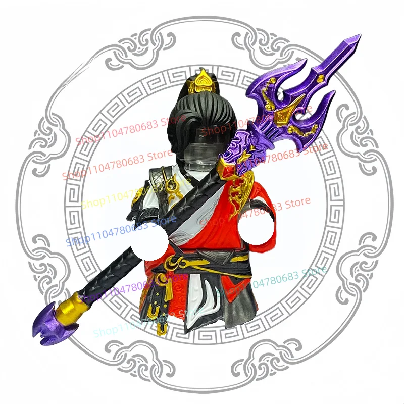 

Строительные блоки Tian Di Shi Hao, мини-фигурка в сборе, модель дисплея, аксессуары из мультфильма аниме, декоративная игрушка в подарок