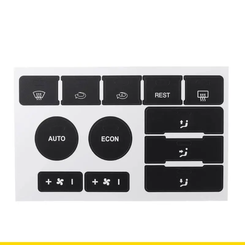 

SZCH Wear Resistant Dashboard Sticker Set For Car Switches Panel Restoration Project