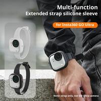 Sunnylife Hand Wrist Band Strap For Insta360 GO Ultra Camera Mount Adjustable Wristband Silicone Cover Strap Camera Accessories
