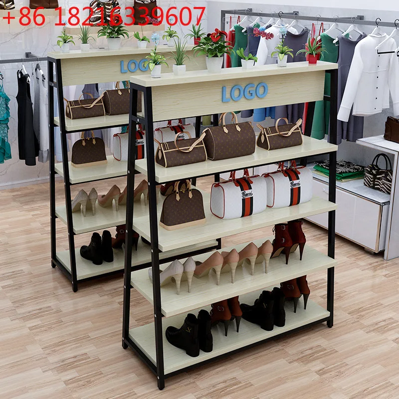 YAO Island Cabinet Double-sided Shelf Multi-layer Convenience Store Cosmetics Store Display Shelf Water Station