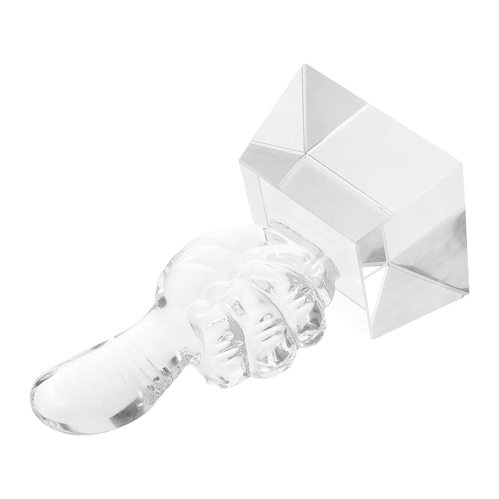 

Crystal Thumb Up Trophy Award for Youth Mini Size Kids Competition Decor Sturdy Glass Hand Gesture Statue Celebration Event