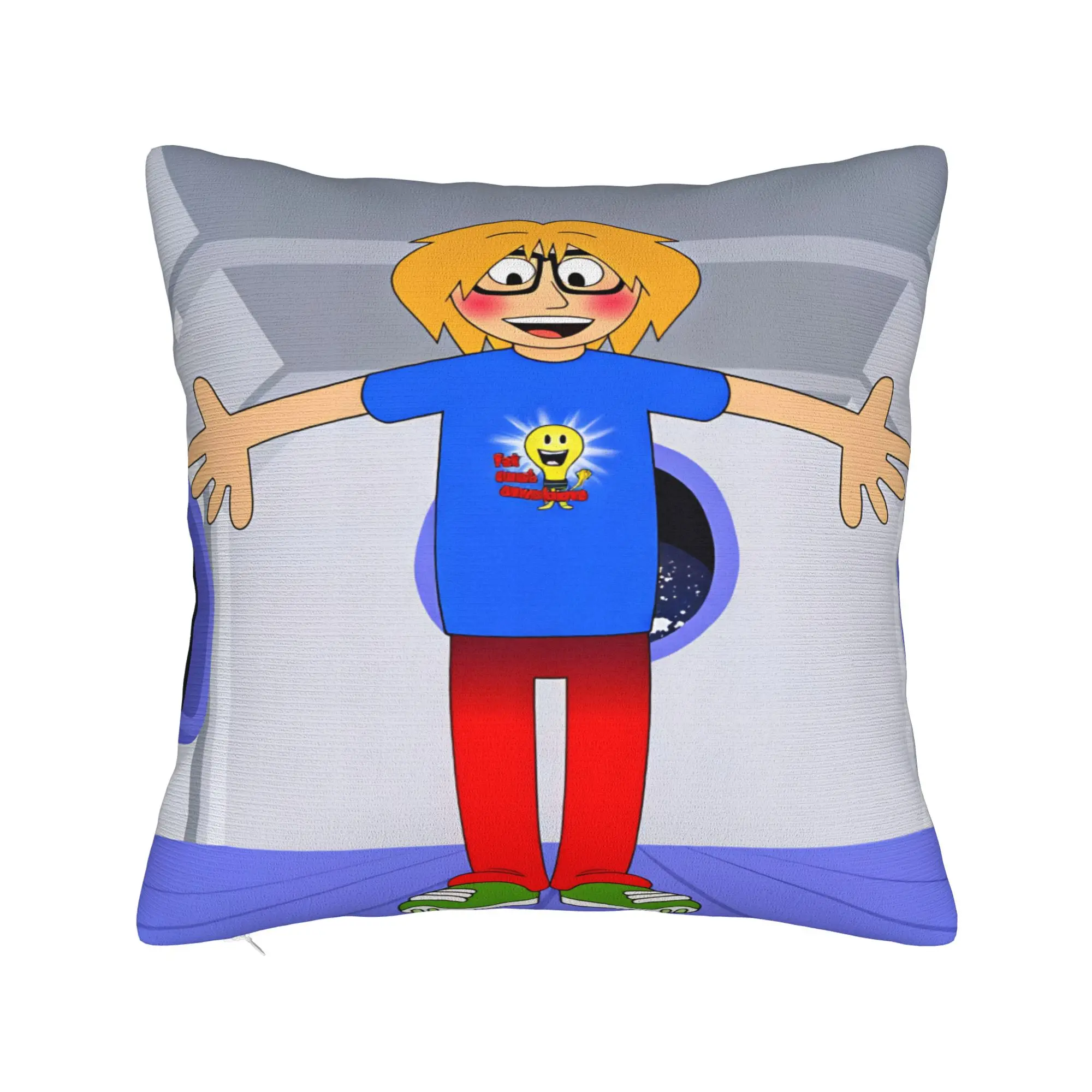 Pillow Case Fact Attack Adventures Custom  Pillow Cover For Sofa Car Home Decor Funny Pillowcases