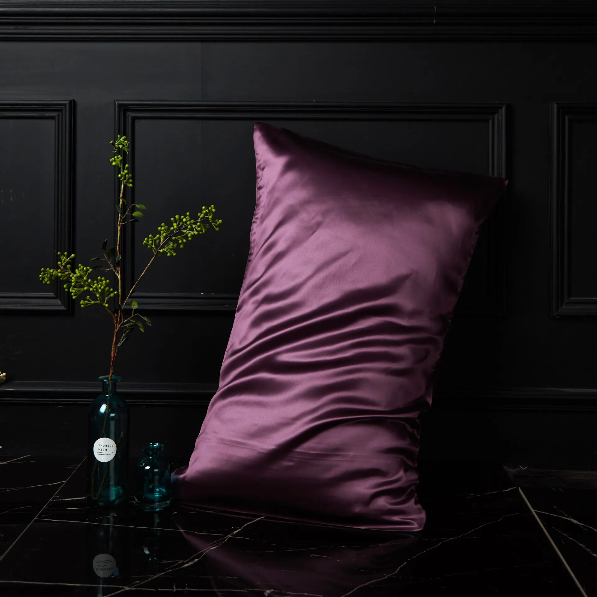 

Double-sided 100% Pure Mulberry Silk Pillowcase 6A Grade - OEKO-TEX® Certified Luxury Silk Pillow Cover,for Hair & Skin Care