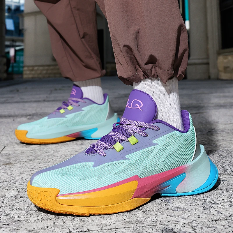 

2025 Explosions Men's Shoes Wear-resistant Basketball Shoes Men's Shoes genuine goods sneaker Autumn Men's Anti-slip Sneakers