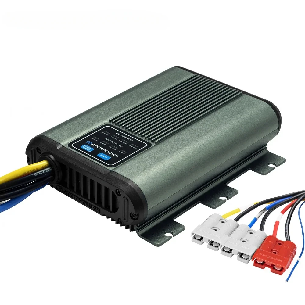 Factory direct supply ATEM POWER 40A 12V MPPT Solar Dual Battery System Car DC-DC Battery Charger