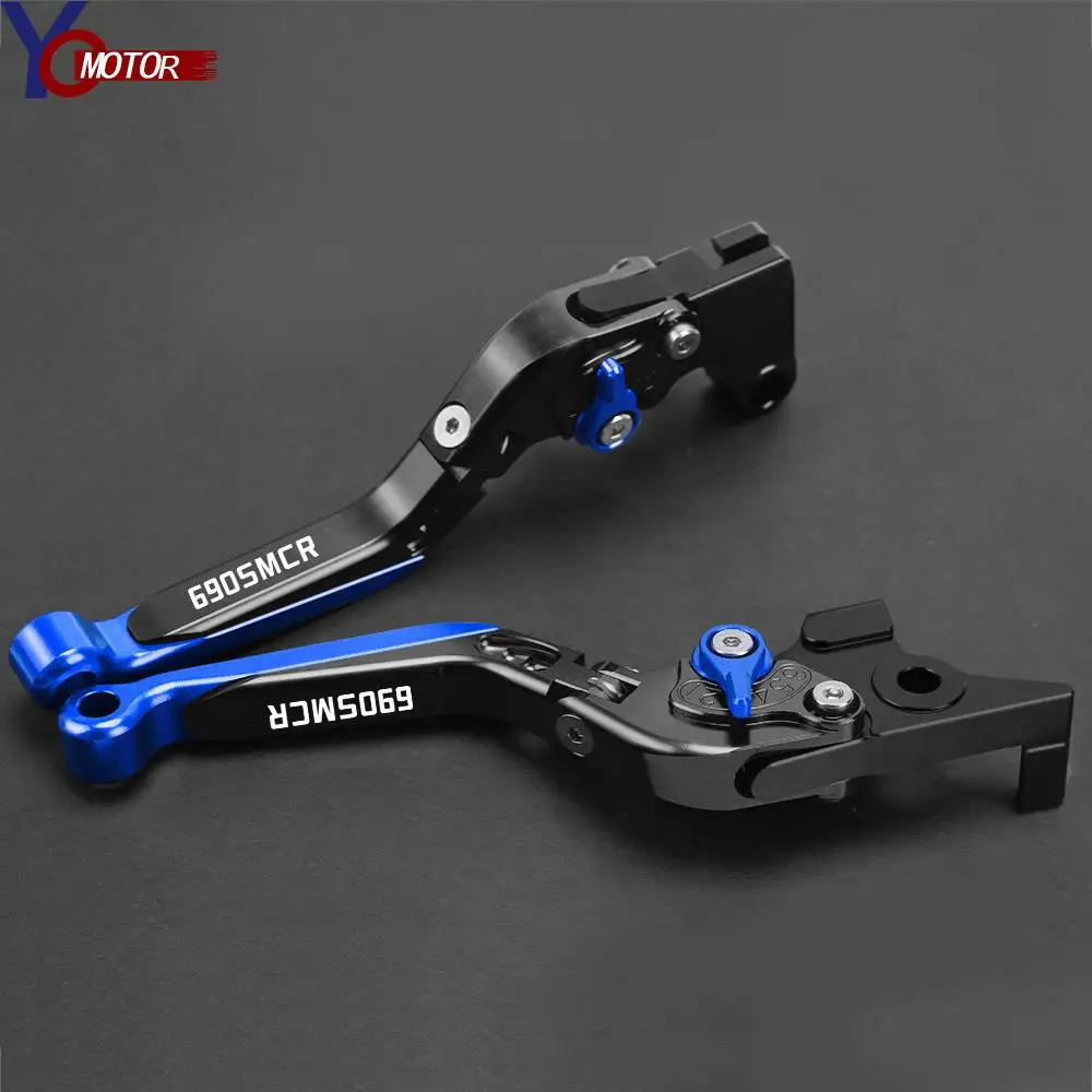 

For 690SMCR 2008 2009-2011 690 SMC R 2014 2015 2016 2017 Motorcycle Aluminum Adjustable Extendable Foldable Brakes Clutch Levers