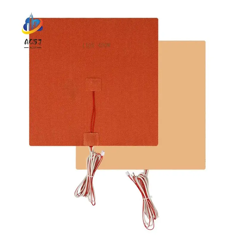 

AC57-3D Силиконовая нагревательная подушка для принтера Ткань из стекловолокна 3D-принтер с подогревом Кровать длиной кабеля 100 см