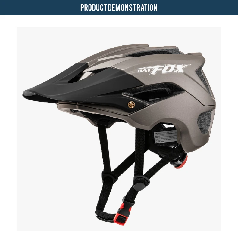 BATFOX MTB Fahrradhelm Ultraleicht Integral Geformter Mountainbike- und Rennradhelm für Damen und Herren Casco Ciclismo Radhelme – Detail 19