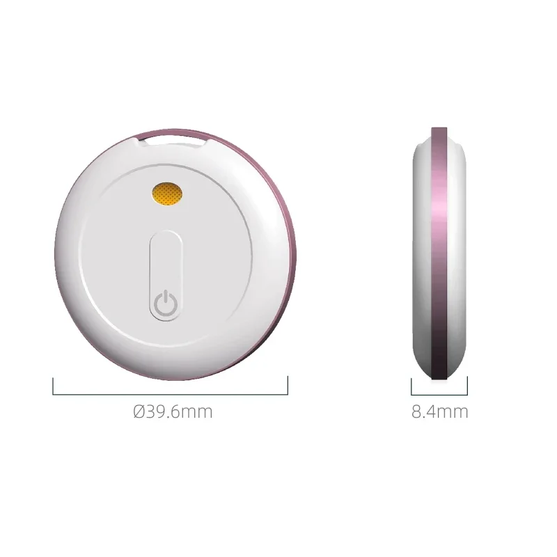 Bluetooth Tracker Pet GPS Global Locator for Apple Wireless Dog&Cat Anti-Lost Reminder 365 Days Duration Compatible with Find My