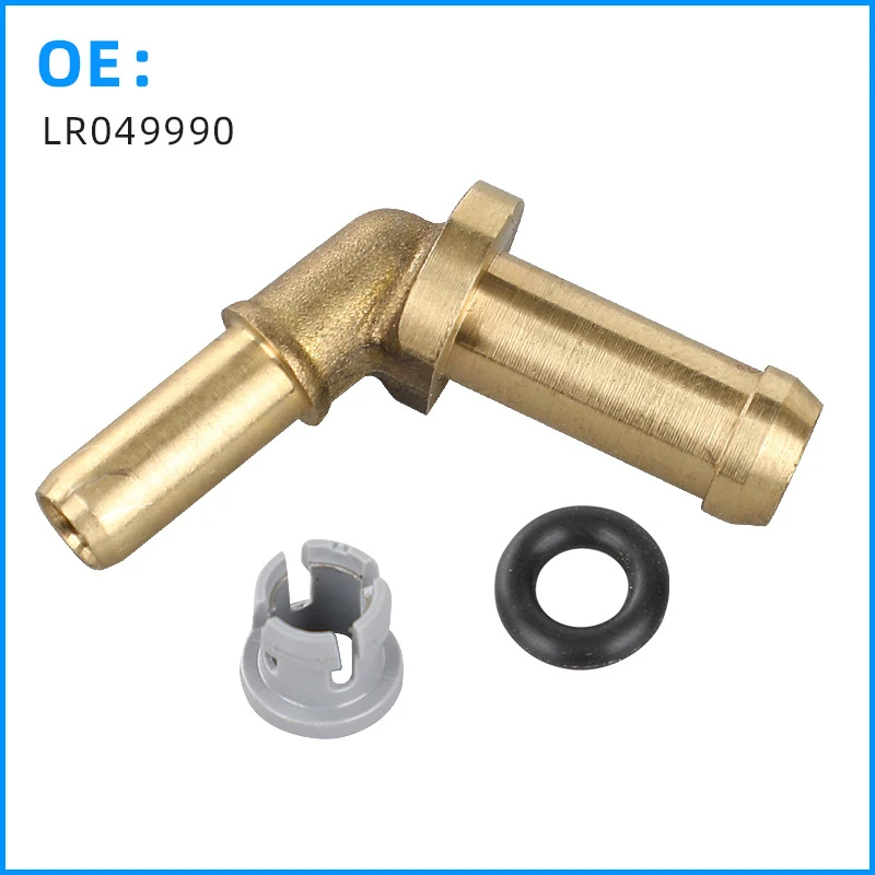 LR049990 thermostat outlet pipe connector for Land Rover Range Rover Sport Discovery4 Velar 5.0L 3.0L LR048474, Jaguar C2Z28258