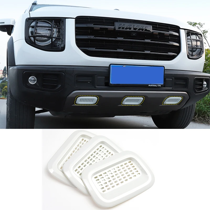 new For GWM Great Wall Haval Dargo 2022 2023 Front Bumper Below Anti-bug Net Dust Cover  Protective Cover Car Accessories