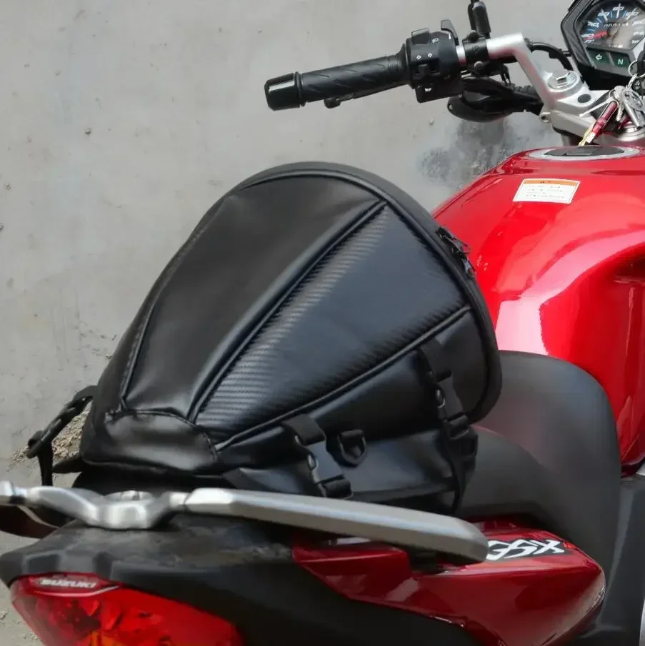 

1pcs Waterproof Motorcycle Tail Bag Sport Luggage Saddle Riding Rear Bag Motorcycle Motorbike Scooter Side Back Seat Bag