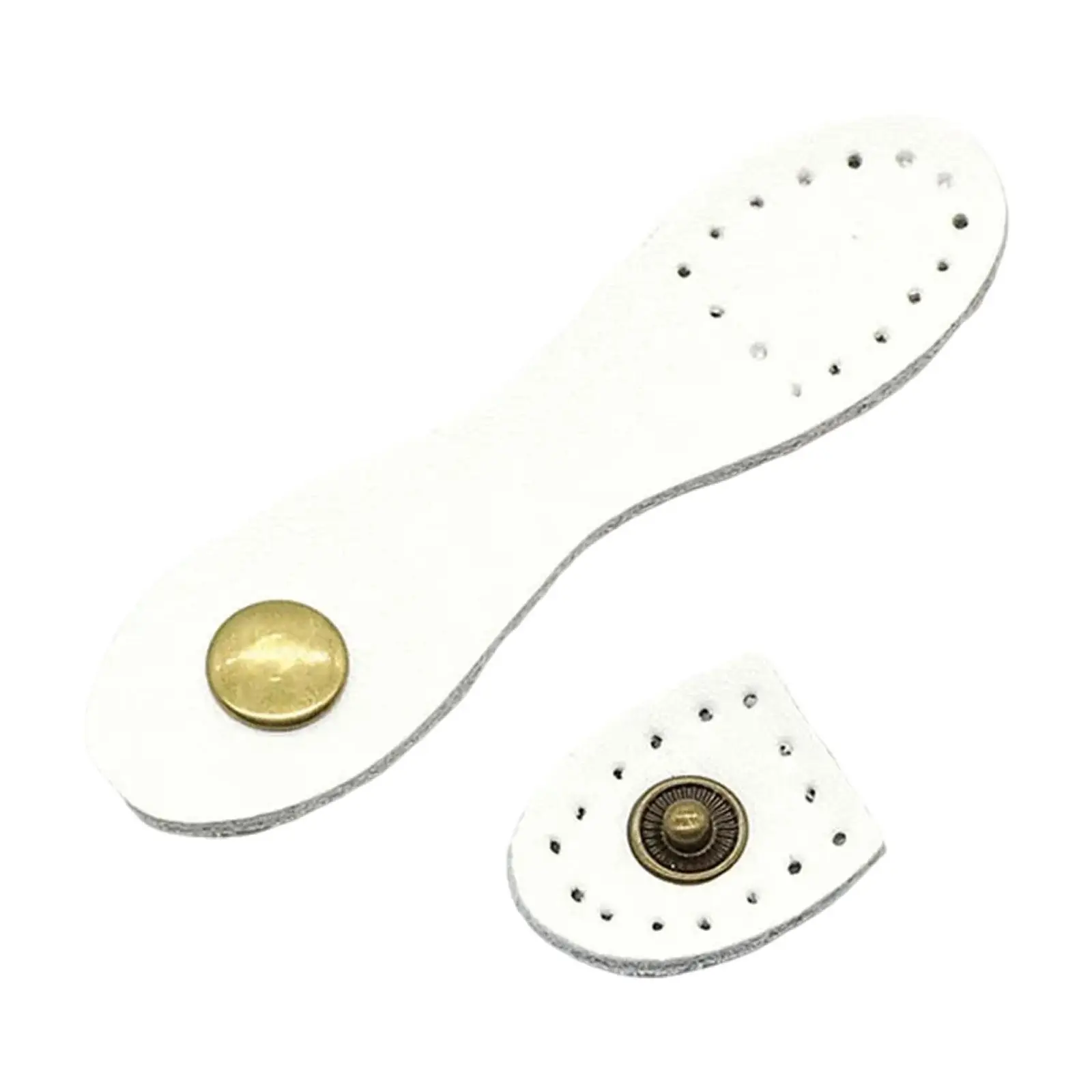 PU Leather Snap Buckle Bag Clasp Sew on Purse Fastener DIY Handbag Wallet Accessory Leather Hole Punch Craft