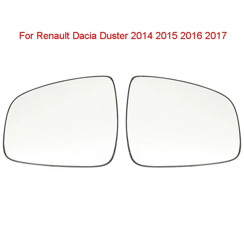 Auto Links Rechts Verwarmde Achteruitkijkspiegel Glas voor Renault Dacia Duster 2014 2015 2016 2017 Logan Sandero Symbool 6001549717 6001549716