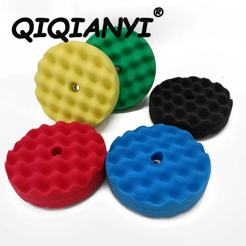 8 inch double side sponge polish pad 195 mm Ultra-fine foam polishing pad 6 colors for choose