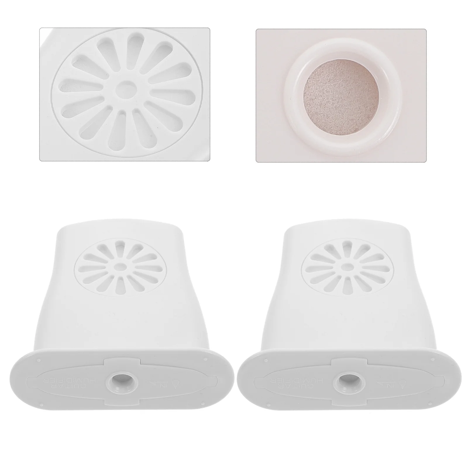 

2 Pcs Guitar Humidifier Portable Humidifiers for Travel Instrument Acoustic Accessory