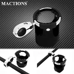 Motorcycle Cycling Drink Cup Holder Water Beverage Support Handlebar Bottle Holder For Harley Sportster XL Dyna Touring Softail