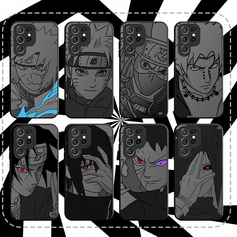 Itachi Madara Kakashi Obito Case For Samsung Galaxy S25 S24 S23 Ultra S22 S21 Plus FE A56 A36 A26 A16 A06 A15 A25 A35 A55 5G