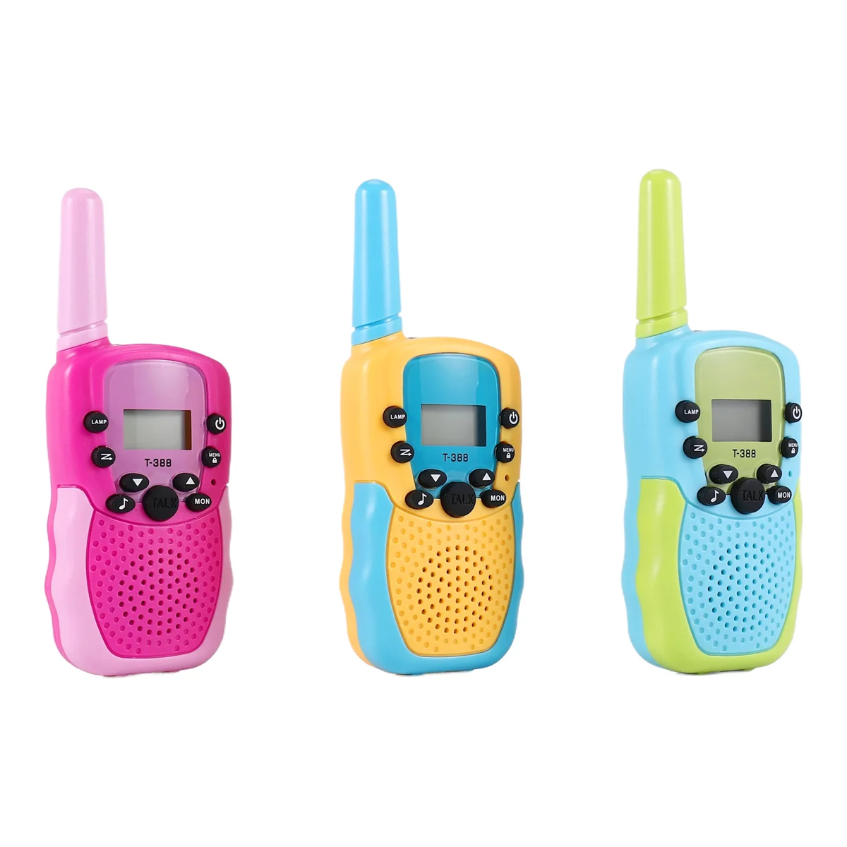 3 PCS Walkie Talkies for Kids, 3 KM Range Indoor Outdoor Activity Stem Toys, Birthday Gifts for Boys and Girls